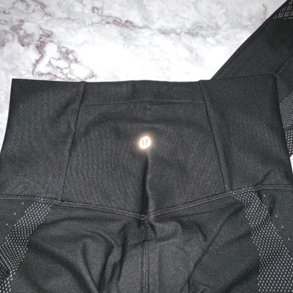 Lululemon Mapped Out Leggings Black/Gray NEW - Picture 6 of 7